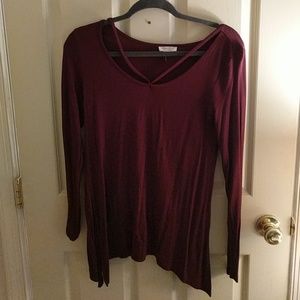 Long Sleeve Strappy T-shirt